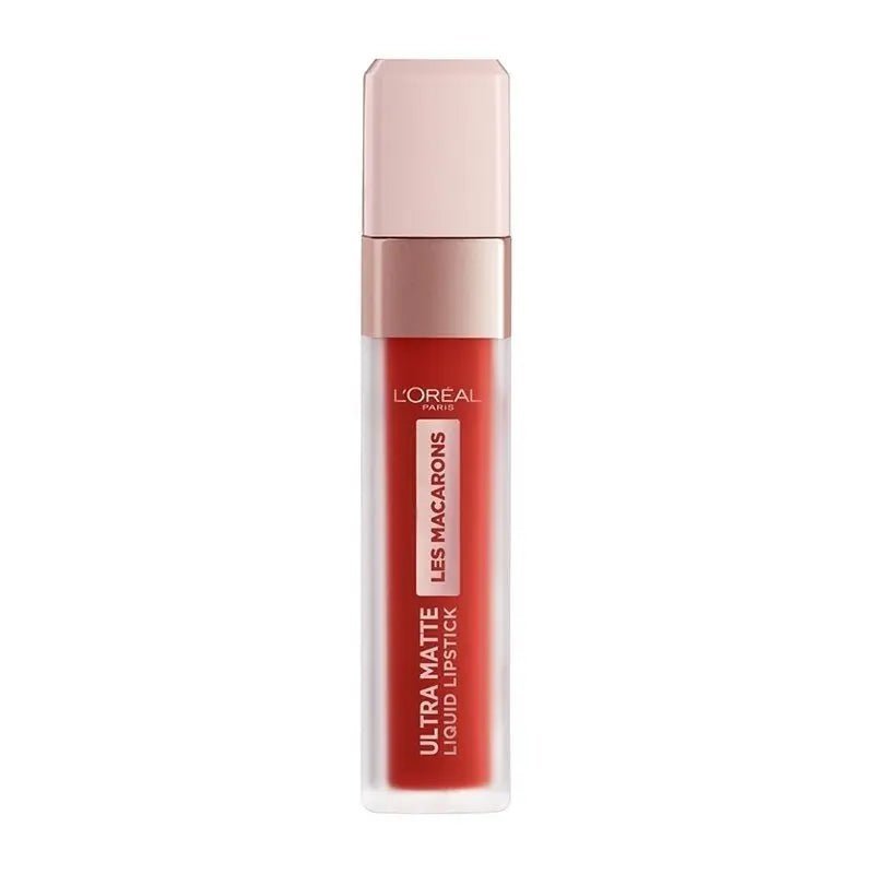L'Oreal Ultra Matte Liquid Lipstick Les Macarons - 832 Strawberry Sauvage - Branded Beauty