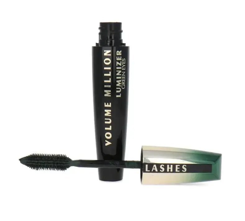 L'Oreal Volume Million Lashes Green Eyes Mascara - Black Emerald - Branded Beauty