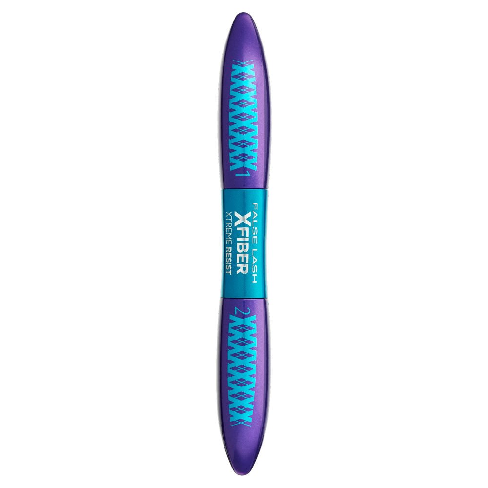 L'Oreal X Fiber False Lash Xtreme Resist Mascara Waterproof - Black - Branded Beauty