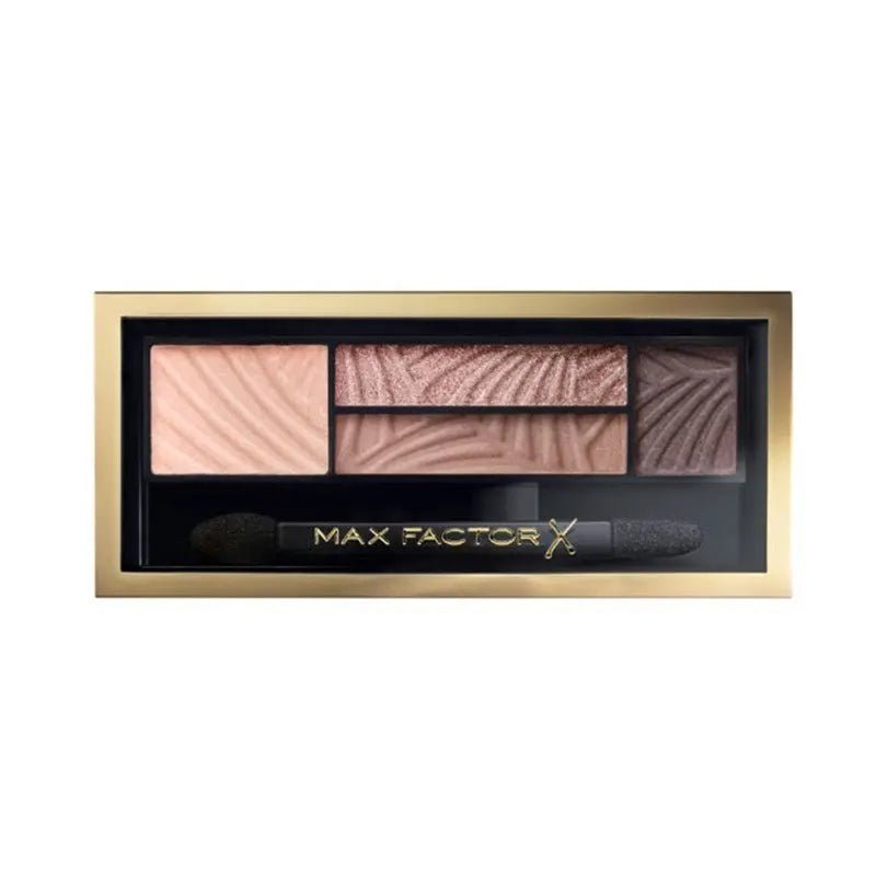 Max Factor Quad Eye Shadow Smokey Eye Drama Kit - 01 Opulent Nudes - Branded Beauty