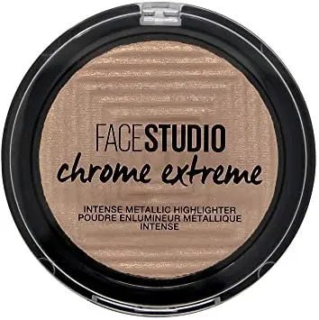 Maybelline Chrome Extreme Intense Metallic Highlighter - 300 Sandstone Shimmer - Branded Beauty