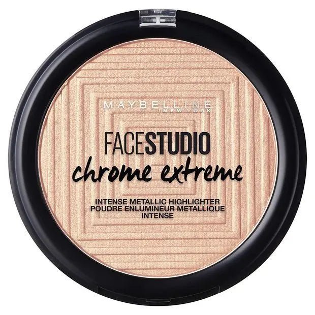 Maybelline Chrome Extreme Intense Metallic Highlighter - 400 Molten Gold - Branded Beauty