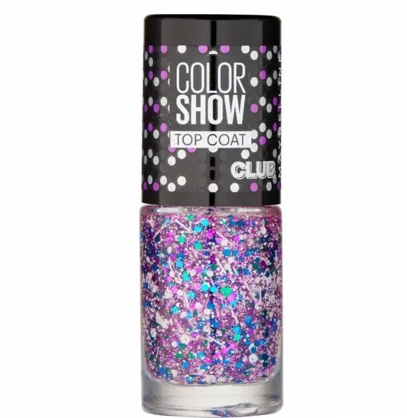 Maybelline Color Show Nail Polish - 02 White Splatter - Branded Beauty