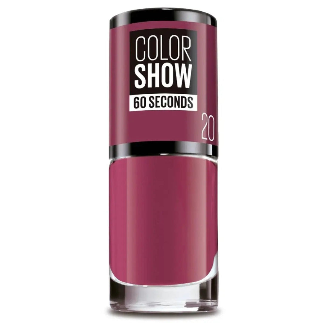 Maybelline Color Show Nail Polish - 20 Blush Berry - Branded Beauty