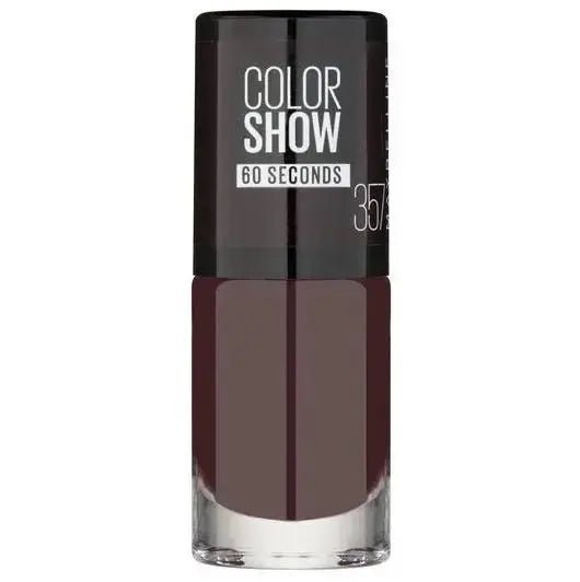 Maybelline Color Show Nail Polish - 357 Burgundy Kiss - Branded Beauty