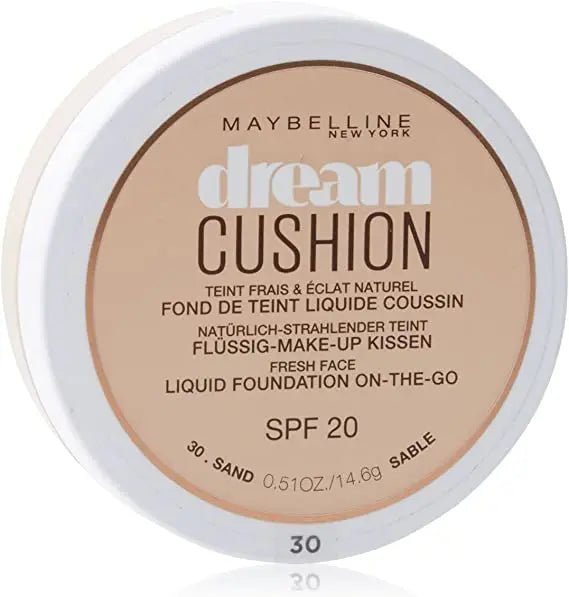 Maybelline Dream Cushion Liquid Foundation - 30 Sand - Branded Beauty