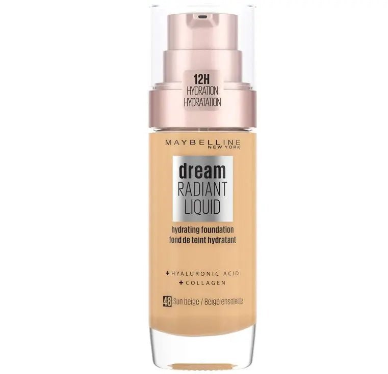 Maybelline Dream Satin Liquid Foundation - 48 Sun Beige - Branded Beauty
