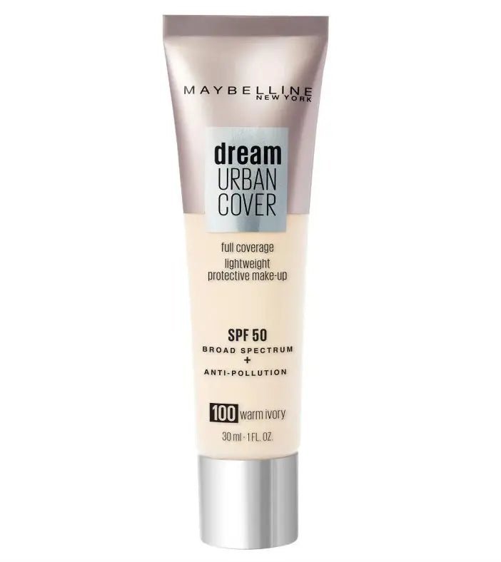 Maybelline Dream Urban Cover Foundation - 100 Warm Ivory - Branded Beauty