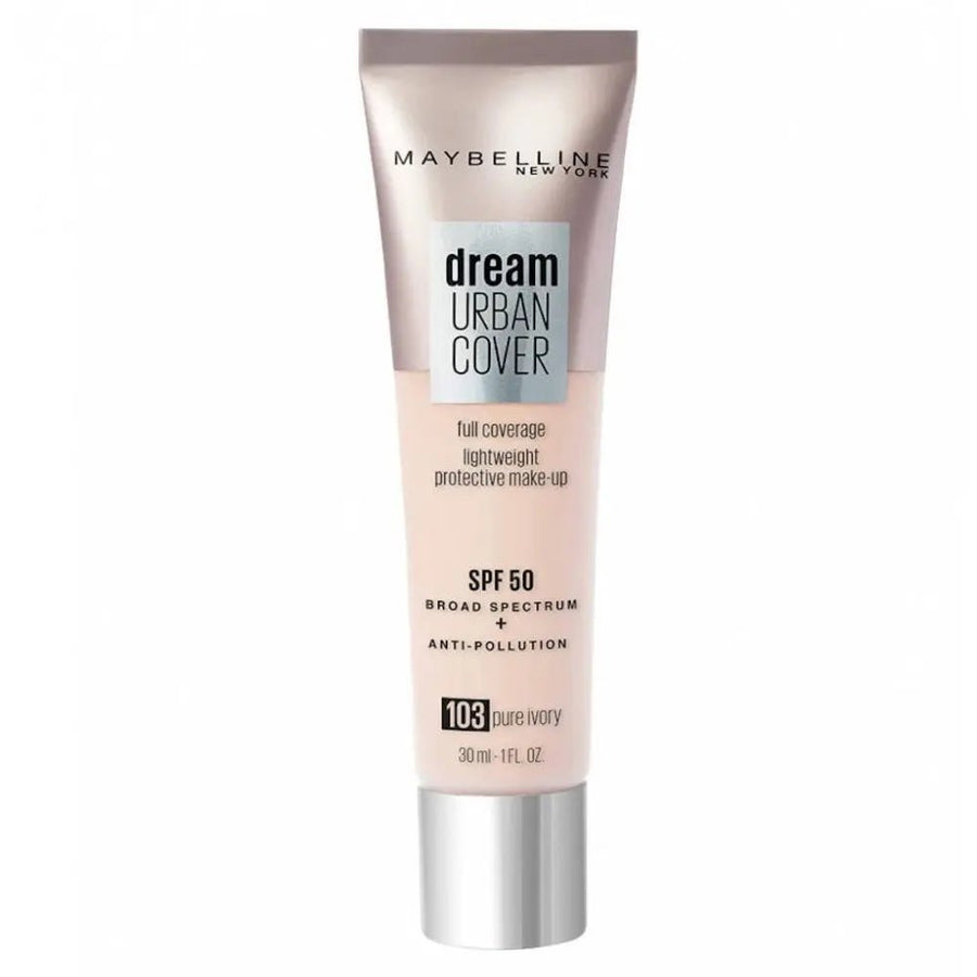 Maybelline Dream Urban Cover Foundation - 103 Pure Ivory - Branded Beauty