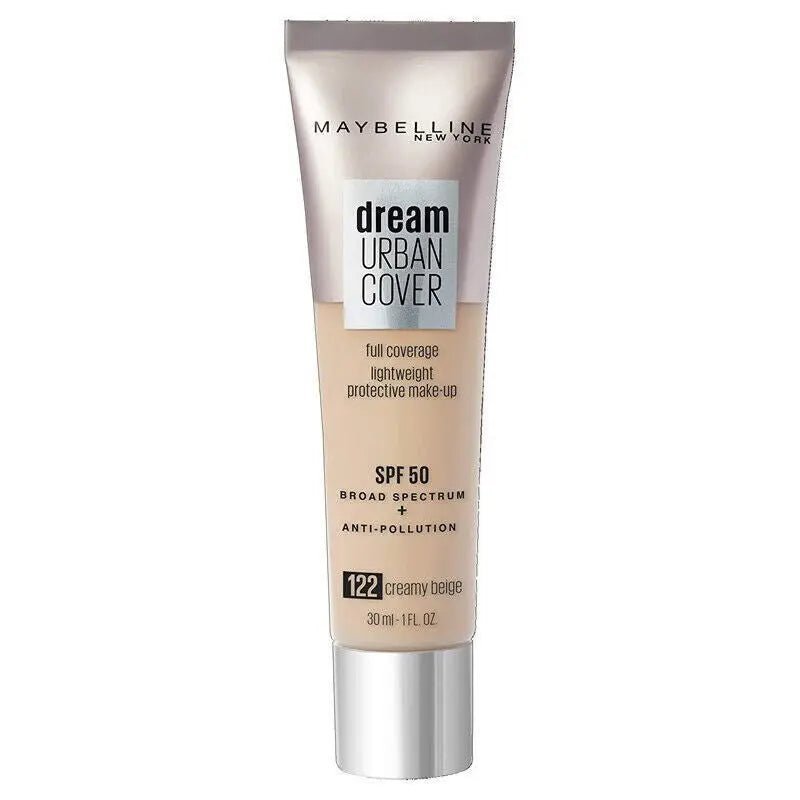 Maybelline Dream Urban Cover Foundation - 122 Creamy Beige - Branded Beauty