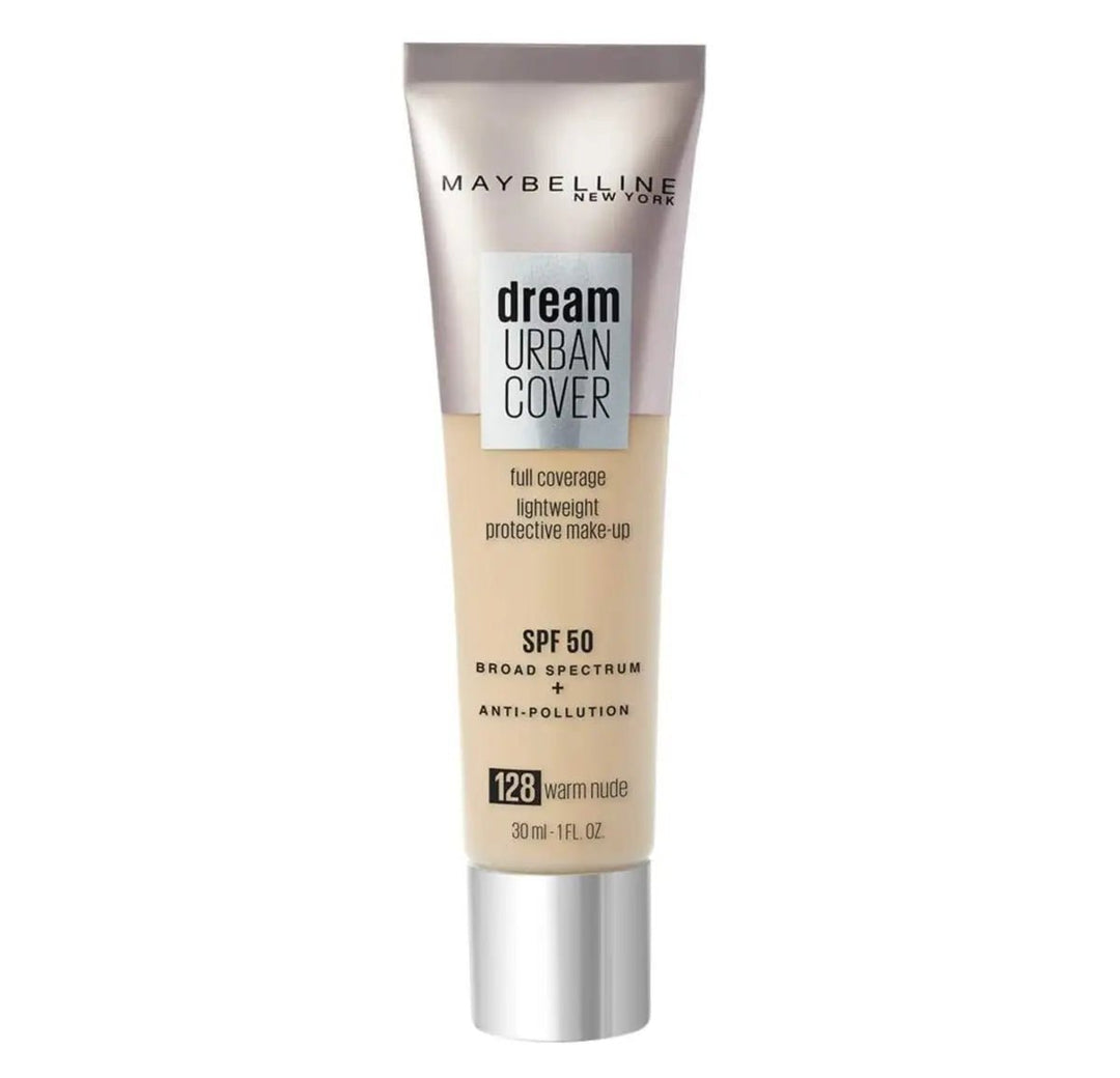 Maybelline Dream Urban Cover Foundation - 128 Warm Nude - Branded Beauty