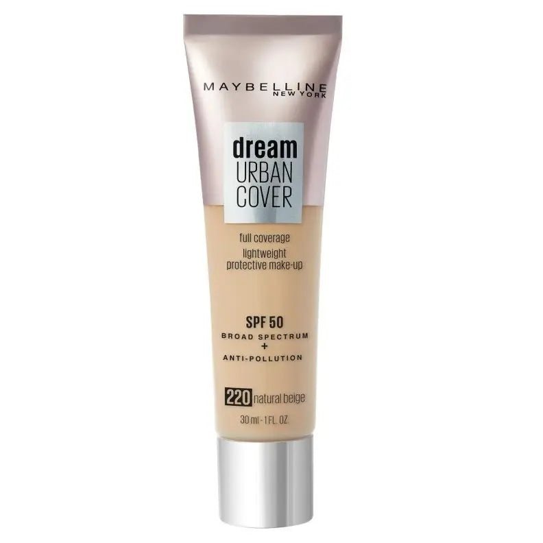 Maybelline Dream Urban Cover Foundation - 220 Natural Beige - Branded Beauty