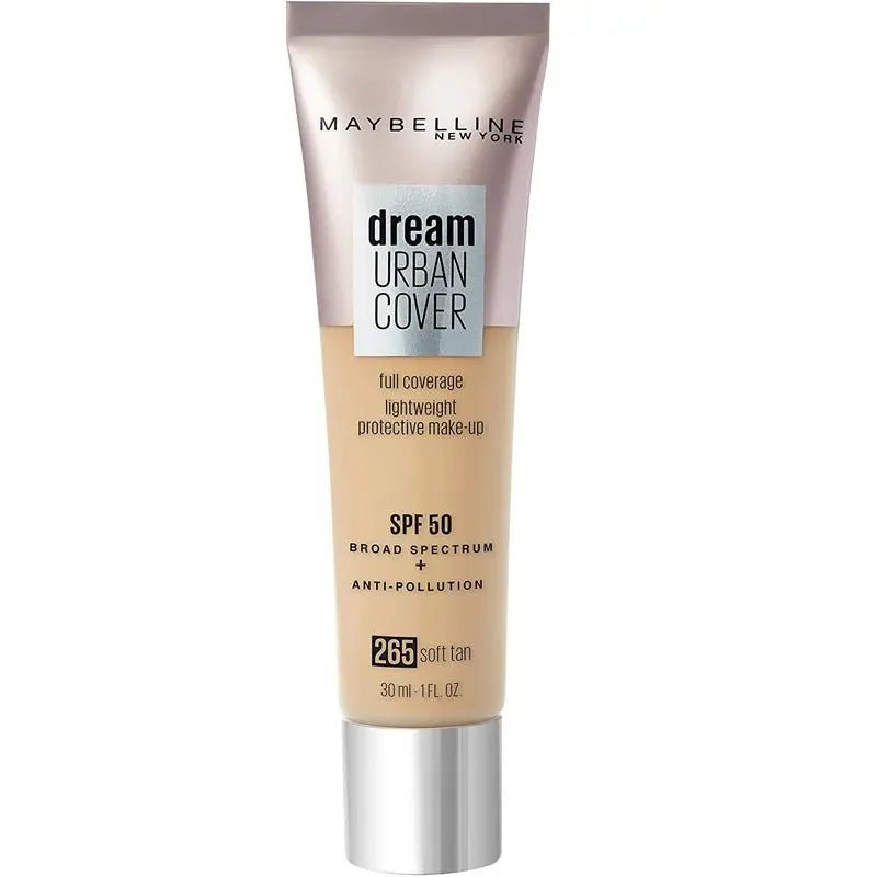 Maybelline Dream Urban Cover Foundation - 265 Soft Tan - Branded Beauty