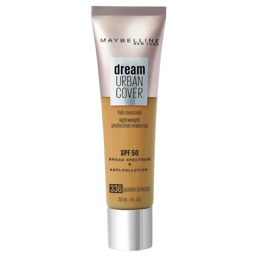 Maybelline Dream Urban Cover Foundation - 336 Golden Bronze - Branded Beauty