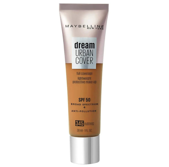 Maybelline Dream Urban Cover Foundation - 345 Nutmeg - Branded Beauty