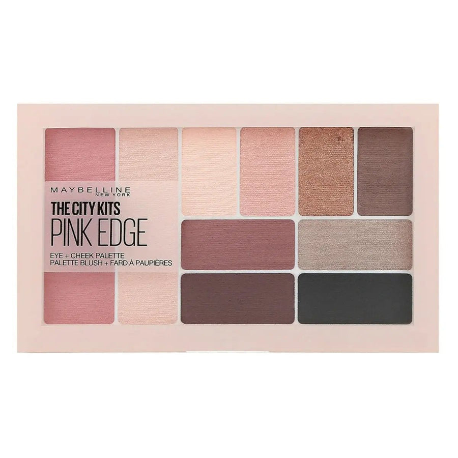 Maybelline Eyeshadow Palette the City Kits Pink Edge - Branded Beauty