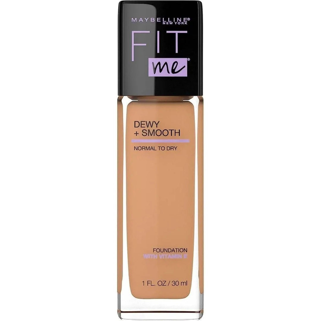 Maybelline Fit Me Dewy And Smooth Foundation - Warm Honey - Branded Beauty
