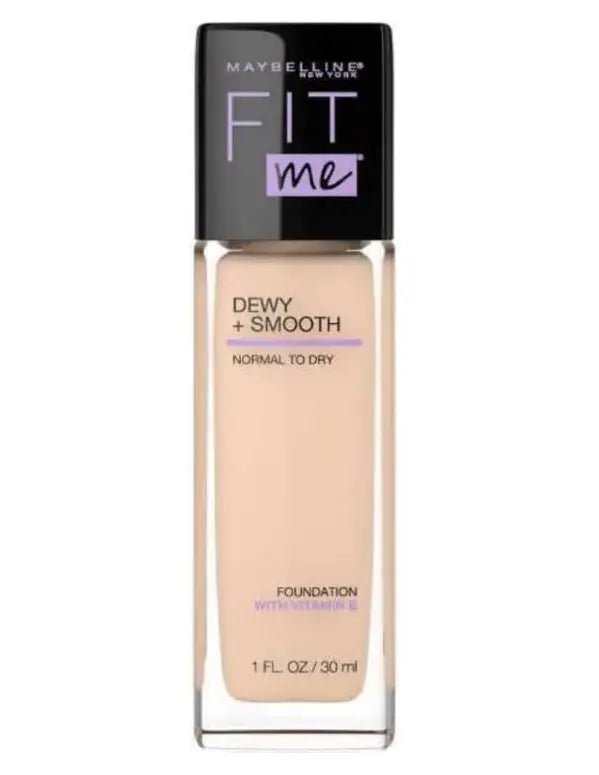 Maybelline Fit Me Dewy + Smooth Foundation - Classic Ivory - Branded Beauty