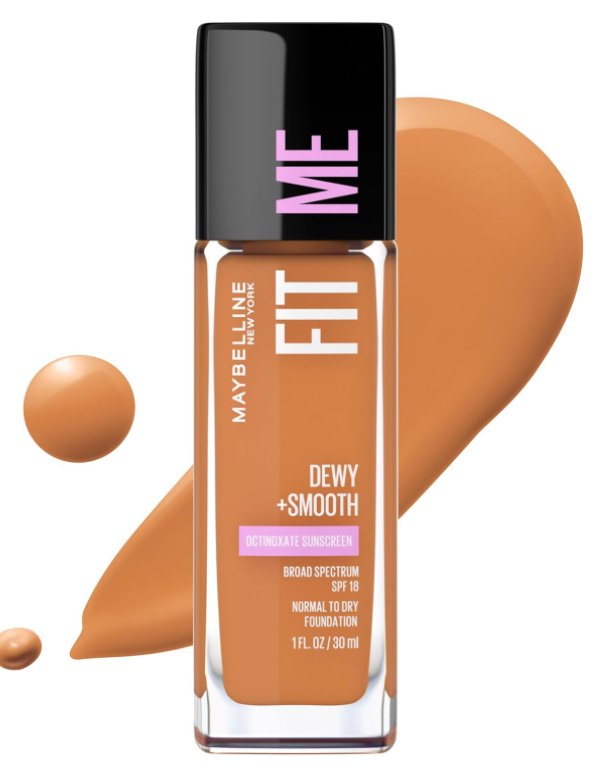 Maybelline Fit Me Dewy + Smooth Foundation - Coconut - Branded Beauty