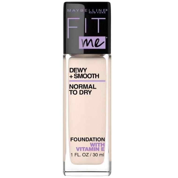 Maybelline Fit Me Dewy + Smooth Foundation Fair Porcelain - Branded Beauty