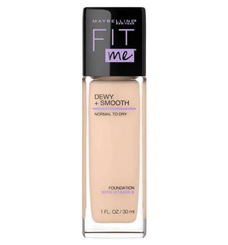 Maybelline Fit Me Dewy + Smooth Foundation - Ivory - Branded Beauty