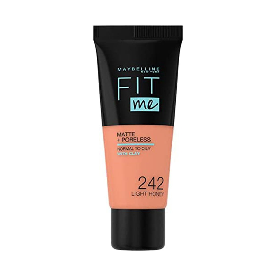 Maybelline Fit Me Matte + Poreless Foundation - 242 Light Honey - Branded Beauty
