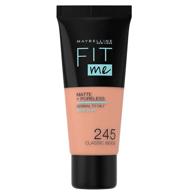 Maybelline Fit Me Matte + Poreless Foundation - 245 Classic Beige - Branded Beauty