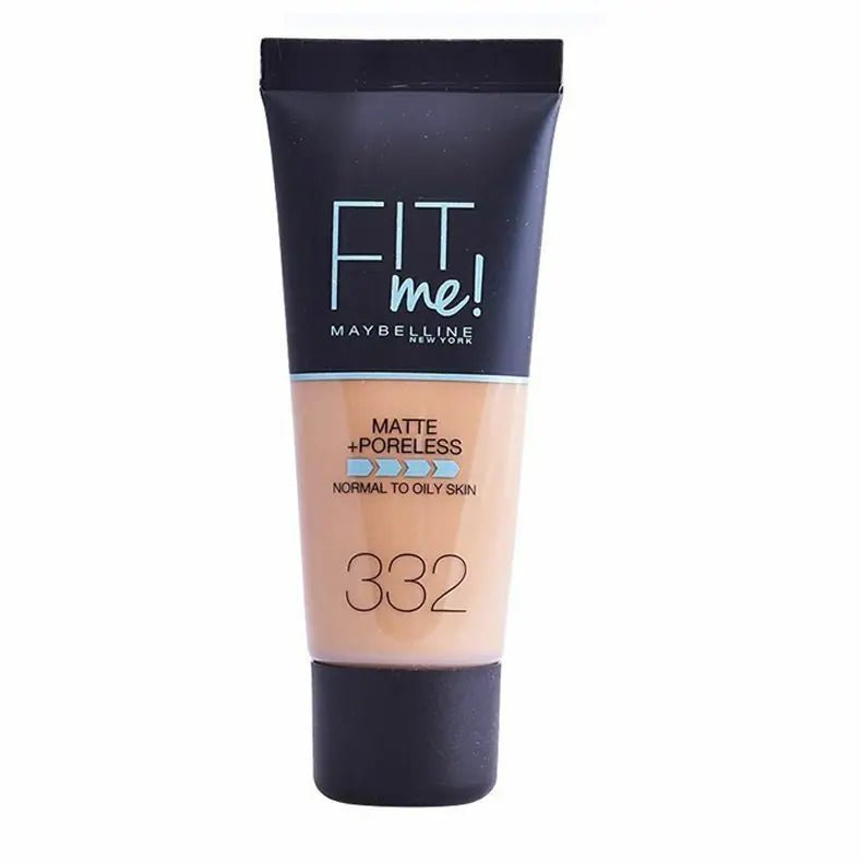 Maybelline Fit Me Matte + Poreless Foundation - 332 Golden Caramel - Branded Beauty