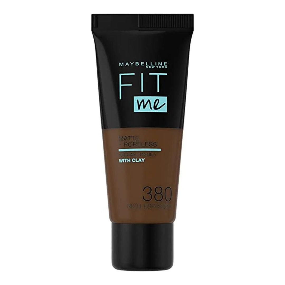 Maybelline Fit Me Matte + Poreless Foundation - 380 Rich Espresso - Branded Beauty