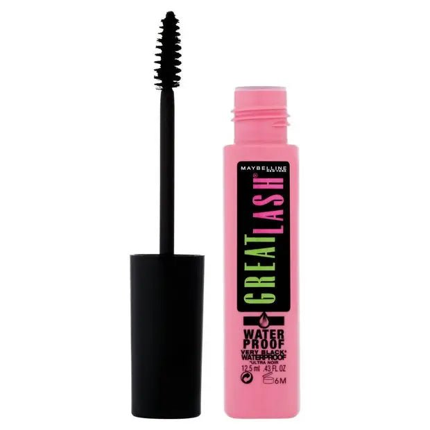 Maybelline Great Lash Mascara Waterproof Very Black - Branded Beauty