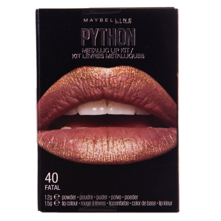 Maybelline Python Metallic Lip Kit Lipstick - Branded Beauty