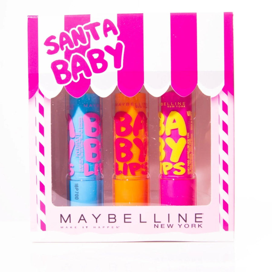 Maybelline Santa Baby Christmas Baby Lips Gift Set - Branded Beauty