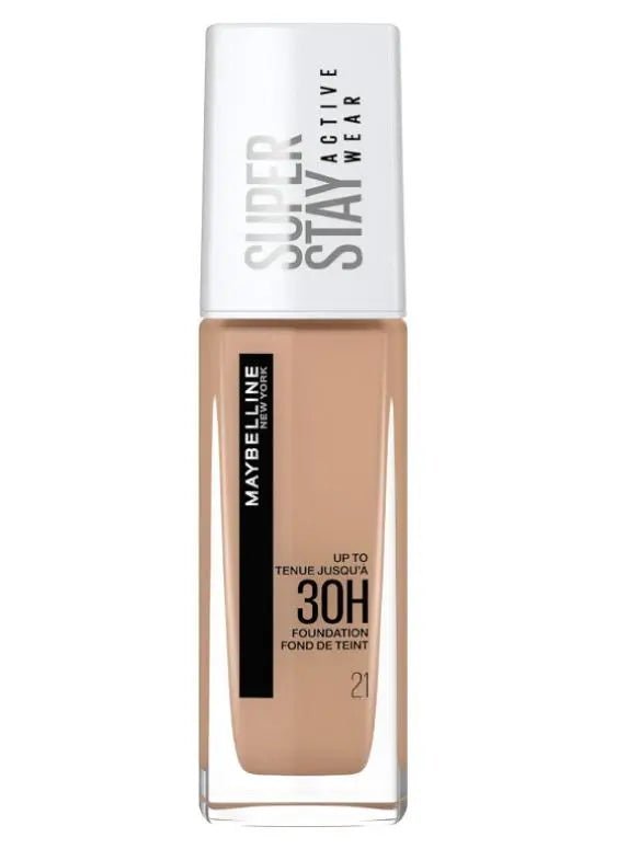 Maybelline Super Stay Active Wear Up to 30H Foundation - 21 Nude Beige - Branded Beauty