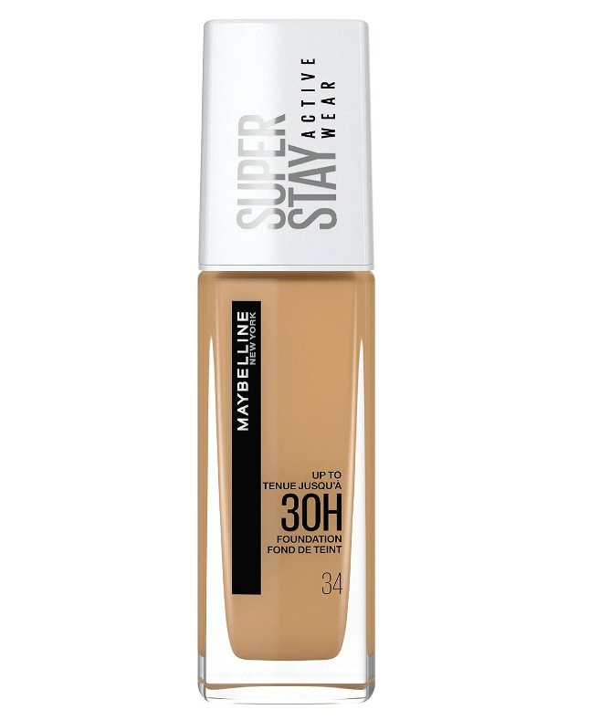 Maybelline Super Stay Active Wear Up to 30H Foundation - 34 Soft Bronze - Branded Beauty