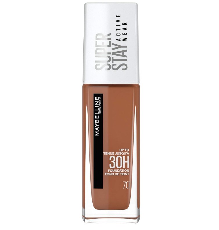 Maybelline Super Stay Active Wear Up to 30H Foundation - 70 Cocoa - Branded Beauty