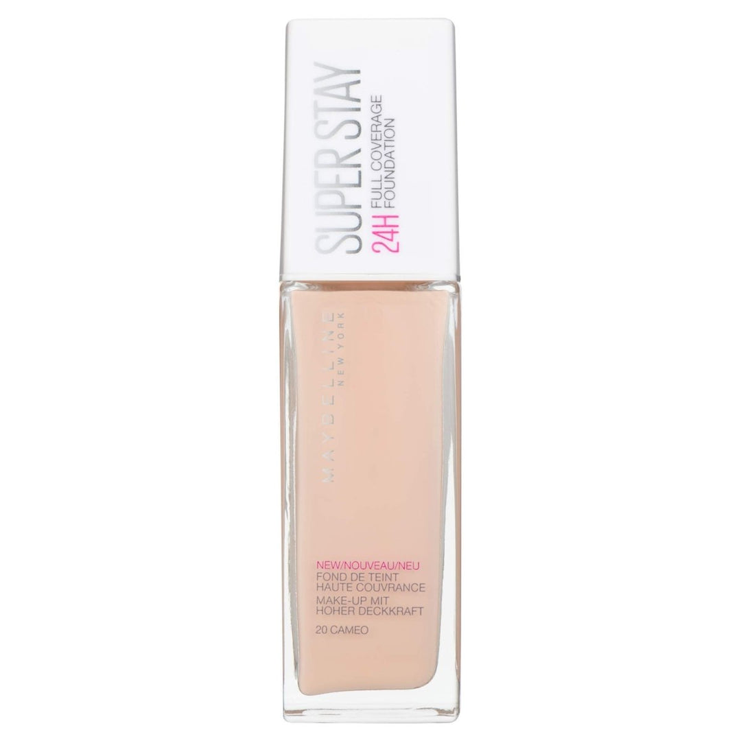 Maybelline Superstay 24H Full Coverage Foundation - 20 Cameo - Branded Beauty