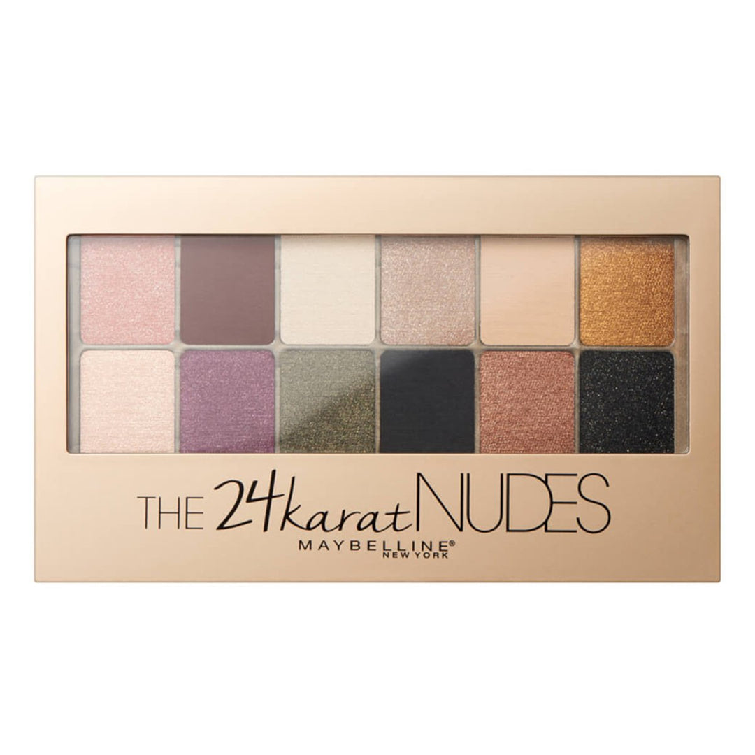 Maybelline The 24 Karat Nudes Eyeshadow Palette - Branded Beauty