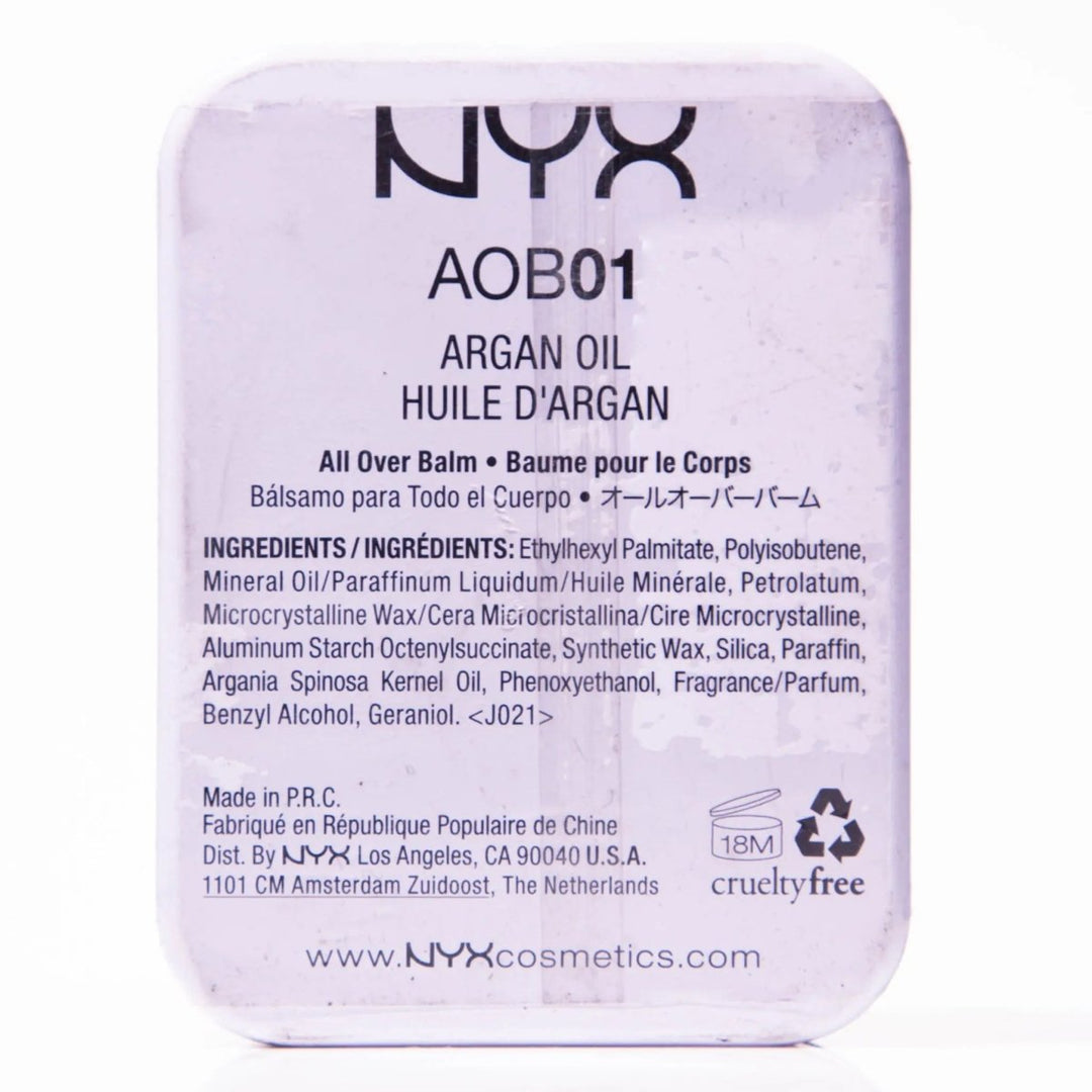 NYX All Over Balm 25g - Argan Oil - Branded Beauty