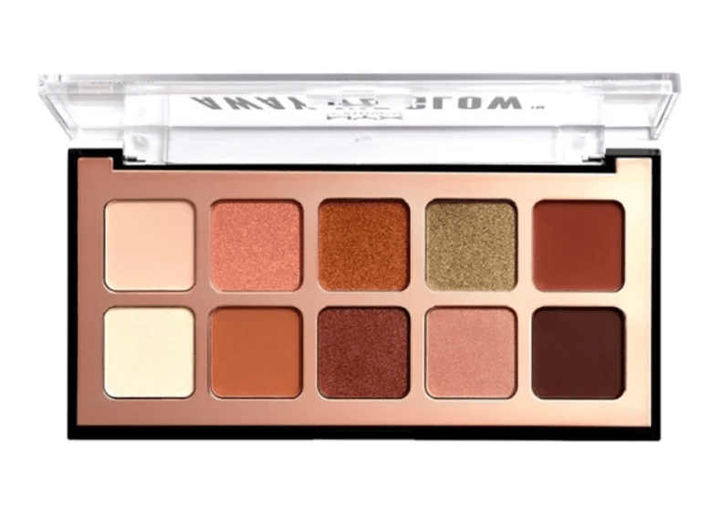 NYX Away We Glow Shadow Pallete - Hooked On Glow - Branded Beauty