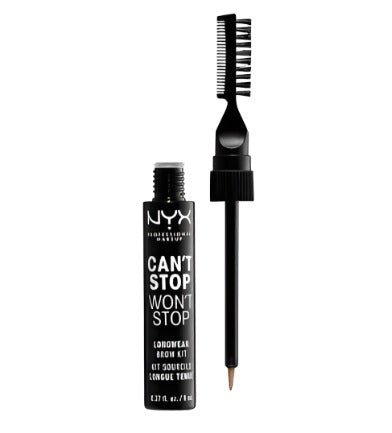 NYX Can't Stop Won't Stop Longwear Brow Kit - 02 Taupe - Branded Beauty