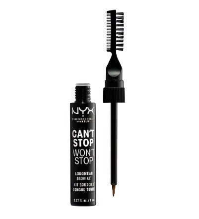 NYX NYX Can't Stop Won't Stop Longwear Brow Kit - 04 Chocolate