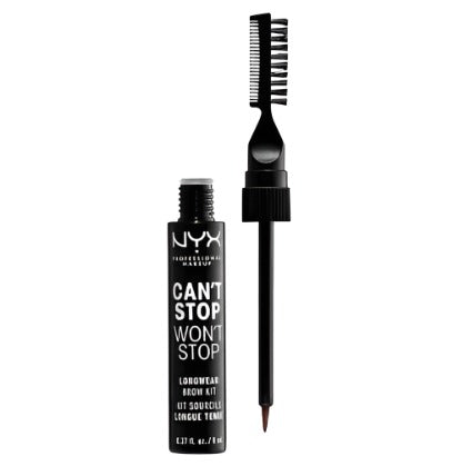 NYX NYX Can't Stop Won't Stop Longwear Brow Kit - 06 Brunette