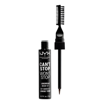 NYX Can't Stop Won't Stop Longwear Brow Kit - 07 Espresso - Branded Beauty