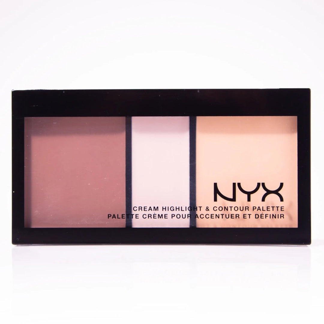 NYX Cream Highlight & Contour Palette - Branded Beauty