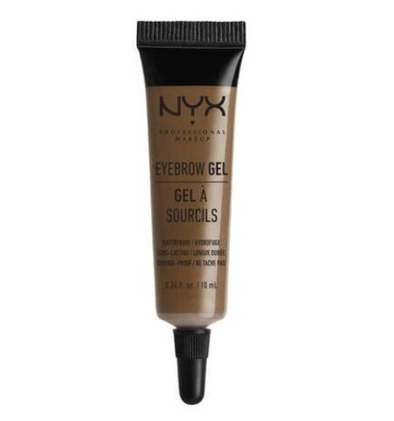 NYX Eyebrow Gel Waterproof Long Lasting - 03 Brunette - Branded Beauty