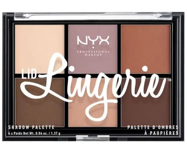 NYX Lid Lingerie Shadow Palette - 01 - Branded Beauty