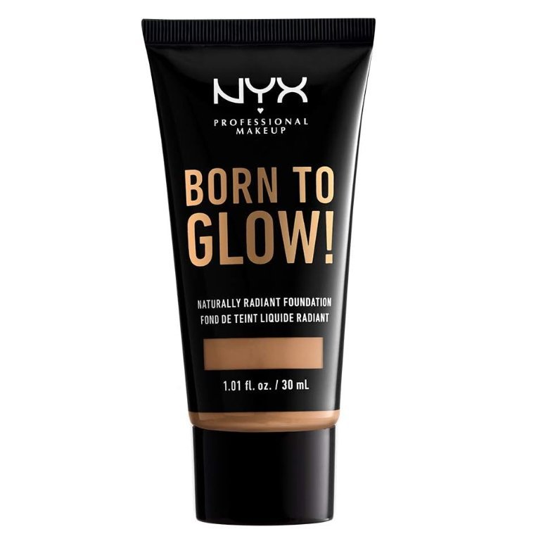 NYX Professional Makeup Born To Glow Naturally Radiant Foundation - 12.5 Camel - Branded Beauty