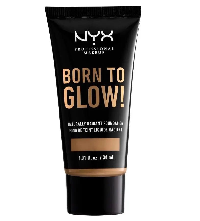 NYX Professional Makeup Born To Glow Naturally Radiant Foundation - 13 Golden - Branded Beauty