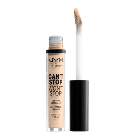 NYX Professional Makeup Can't Stop Won't Stop Contour Concealer - 04 Light Ivory - Branded Beauty