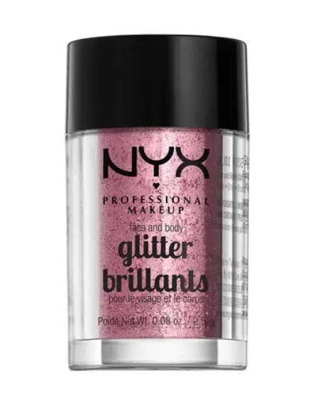 NYX NYX Professional Makeup Face And Body Glitter Brilliants - 02 Rose